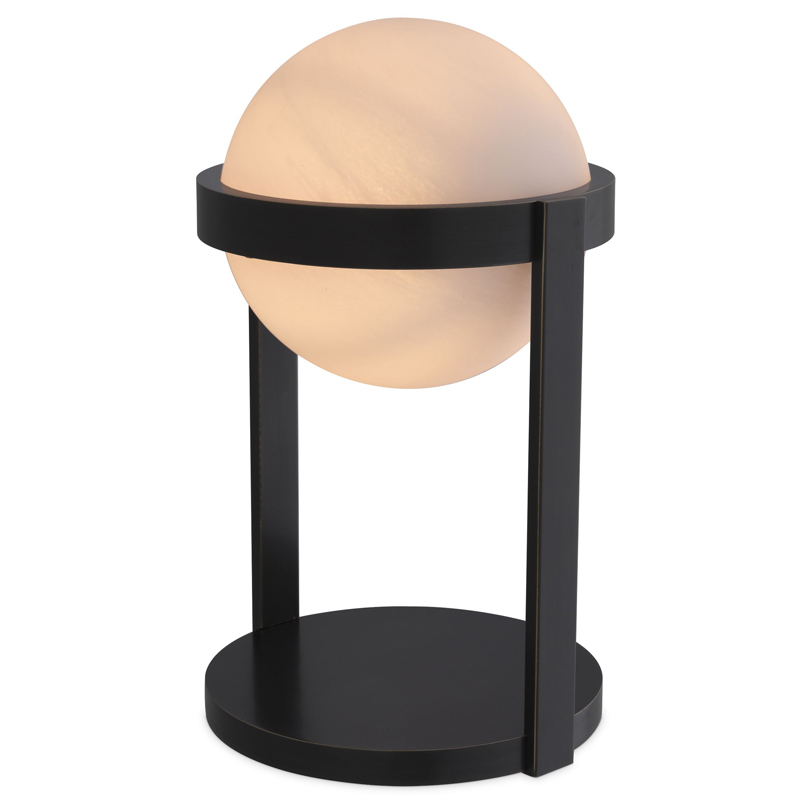 Настольная лампа Eichholtz Table Lamp Hayward Bronze Темная бронза Белое матовое стекло Настольная лампа Eichholtz Table Lamp Hayward Bronze Темная бронза Белое матовое стекло в Липецке | Loft Concept