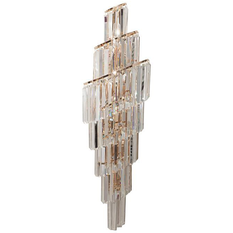Бра Odeon Cascade Wall Lamp Left Золотой Прозрачное Стекло Бра Odeon Cascade Wall Lamp Left Золотой Прозрачное Стекло в Липецке | Loft Concept