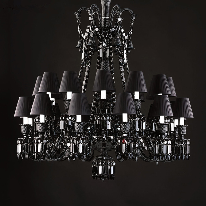 Люстра BACCARAT ZENITH NOIR Chandelier Черный Люстра BACCARAT ZENITH NOIR Chandelier Черный в Липецке | Loft Concept