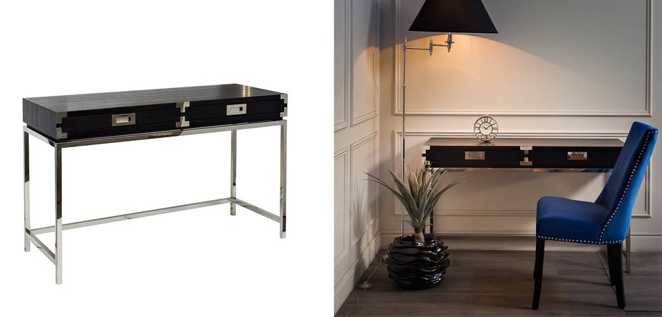 Рабочий стол Black Grace Desk Рабочий стол Black Grace Desk - Loft-Concept в Липецке