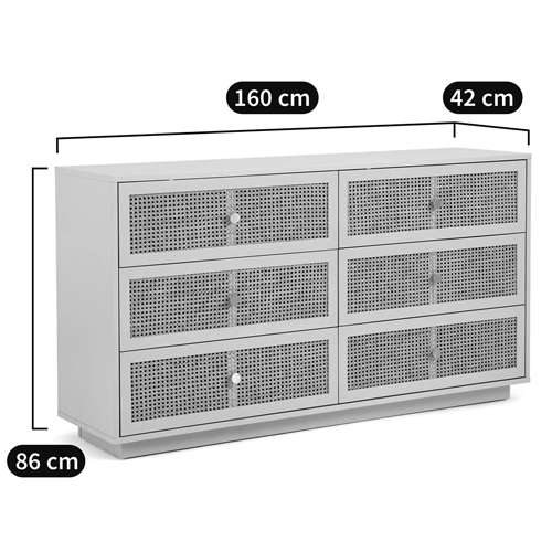 Комод с шестью ящиками Tomio Wicker Furniture Комод с шестью ящиками Tomio Wicker Furniture в Липецке