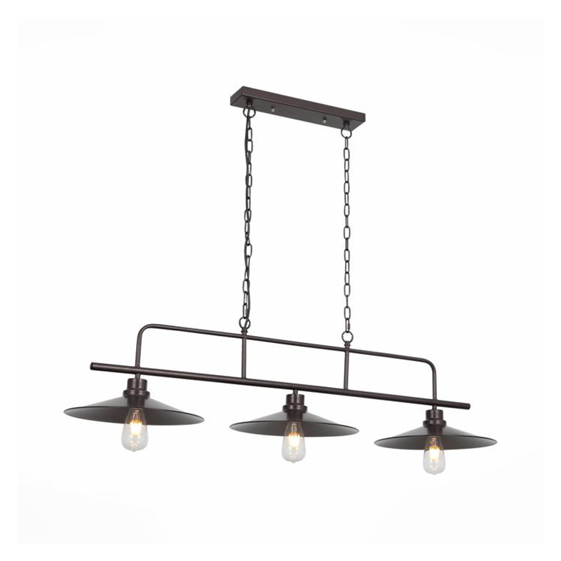Люстра металлическая Metal chandelier techno Коричневый Люстра металлическая Metal chandelier techno Коричневый в Липецке | Loft Concept
