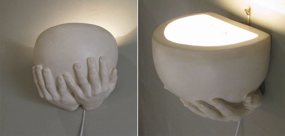 Бра Hands Lighted Wall Sconce by Richard Etts Бра Hands Lighted Wall Sconce by Richard Etts - Loft-Concept в Липецке