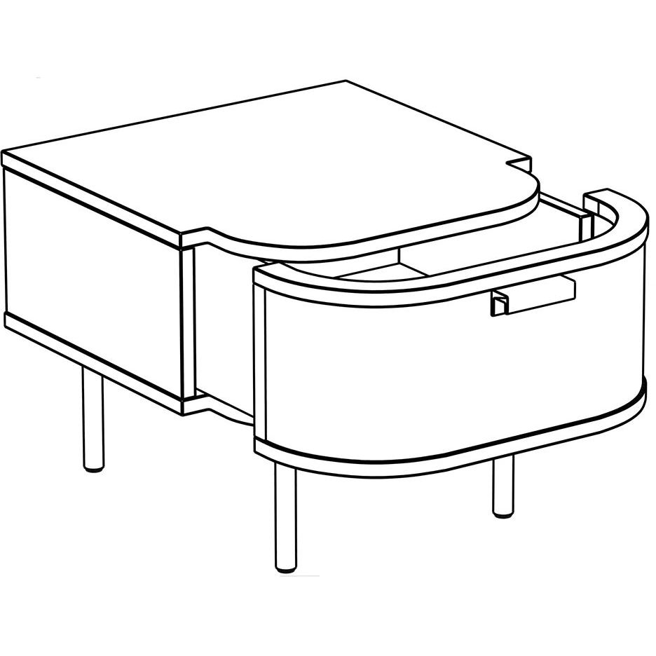 Тумба Ankio bedside table Тумба Ankio bedside table в Липецке