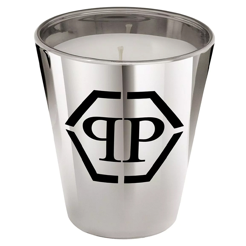 Свеча Philipp Plein Candle Empire Platinum M Серебряный Белый Черный Свеча Philipp Plein Candle Empire Platinum M Серебряный Белый Черный в Липецке | Loft Concept