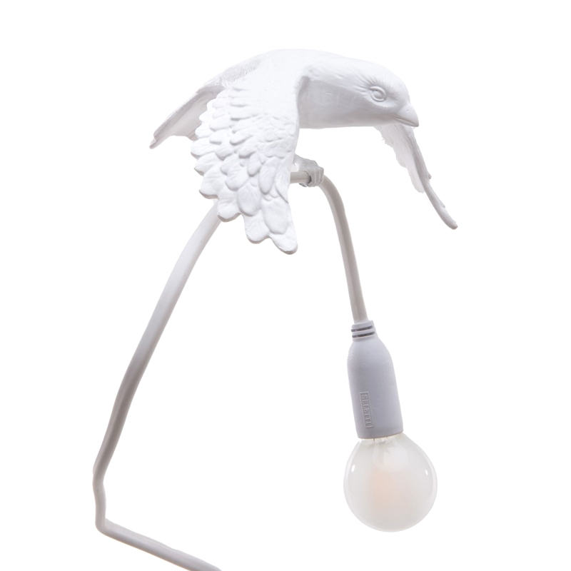 Настольная лампа Seletti Sparrow Taking Off Белый Настольная лампа Seletti Sparrow Taking Off Белый в Липецке | Loft Concept