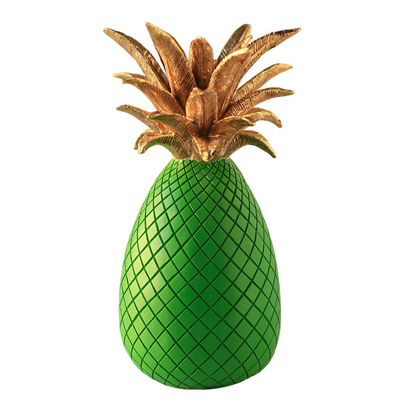 Статуэтка Gold and Green Pineapple Зеленый Золотой Статуэтка Gold and Green Pineapple Зеленый Золотой в Липецке | Loft Concept