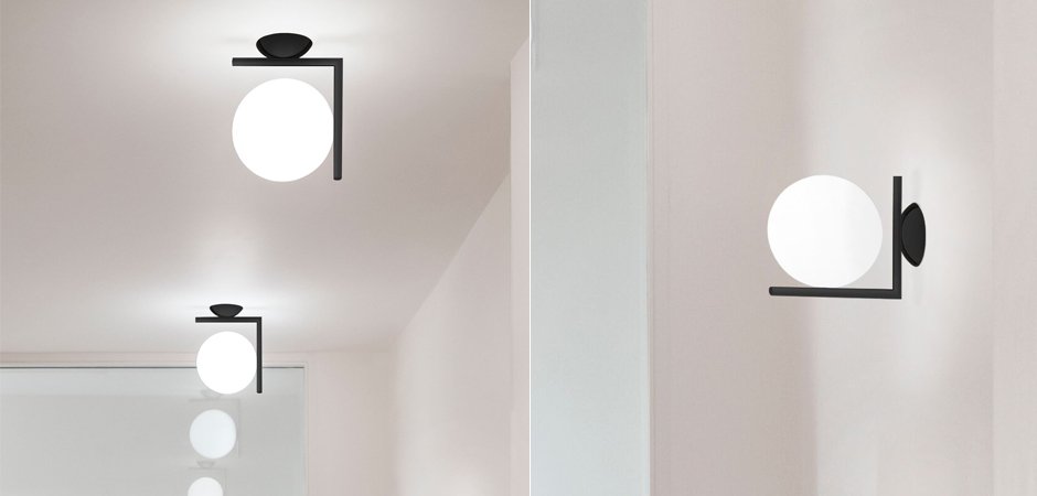 Бра Flos IC Lights C/W Black - Loft-Concept в Липецке