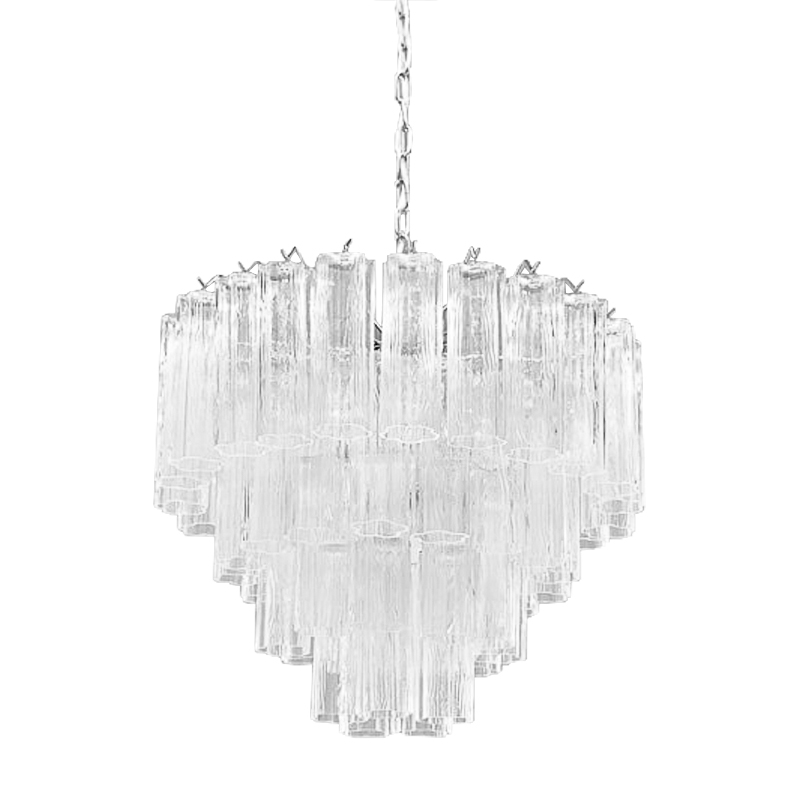 Люстра Touchet Chandeliers Хром Прозрачный Люстра Touchet Chandeliers Хром Прозрачный в Липецке | Loft Concept