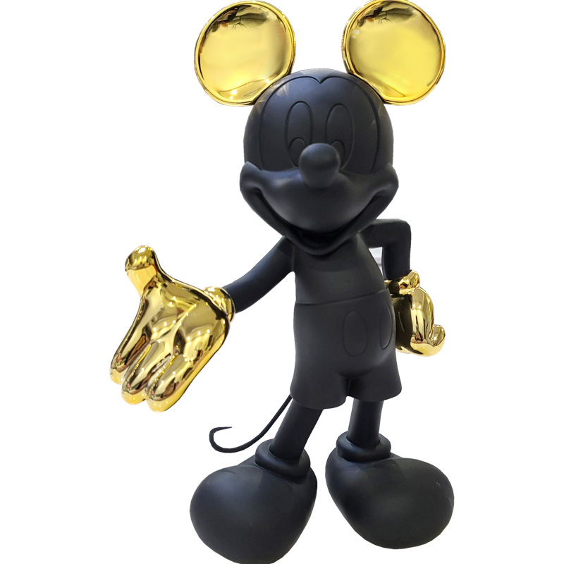 Статуэтка Mickey Mouse statuette black Черный Глянцевое золото Статуэтка Mickey Mouse statuette black Черный Глянцевое золото в Липецке | Loft Concept