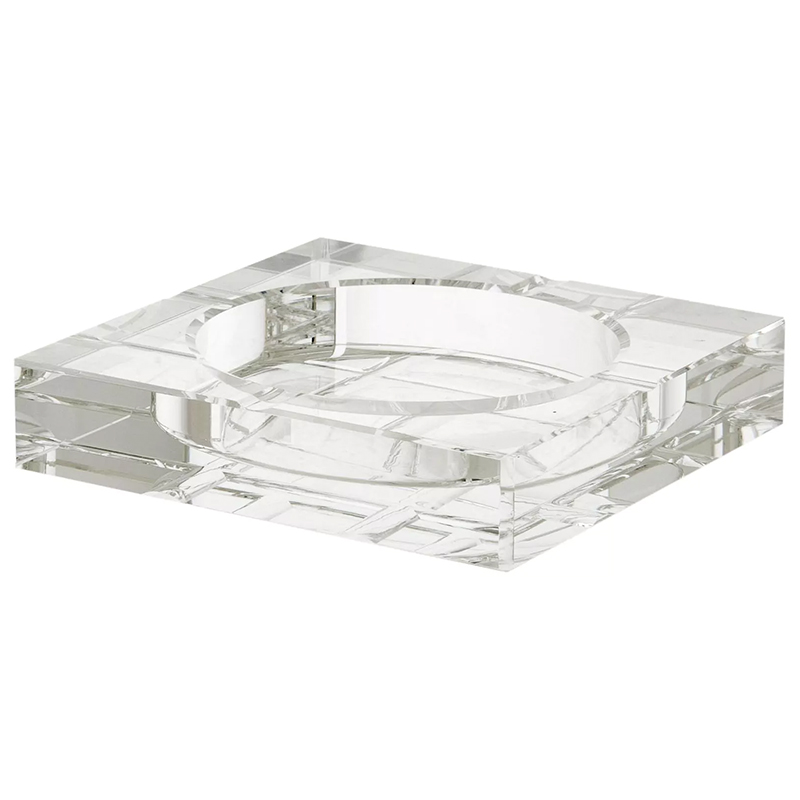 Пепельница Eichholtz Ashtray Ledbury Прозрачное Стекло Пепельница Eichholtz Ashtray Ledbury Прозрачное Стекло в Липецке | Loft Concept
