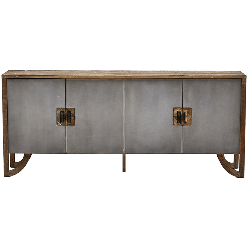 Комод дерево и бетон Keikala chest of drawers с 4-мя дверцами Древесина Серый Комод дерево и бетон Keikala chest of drawers с 4-мя дверцами Древесина Серый в Липецке | Loft Concept