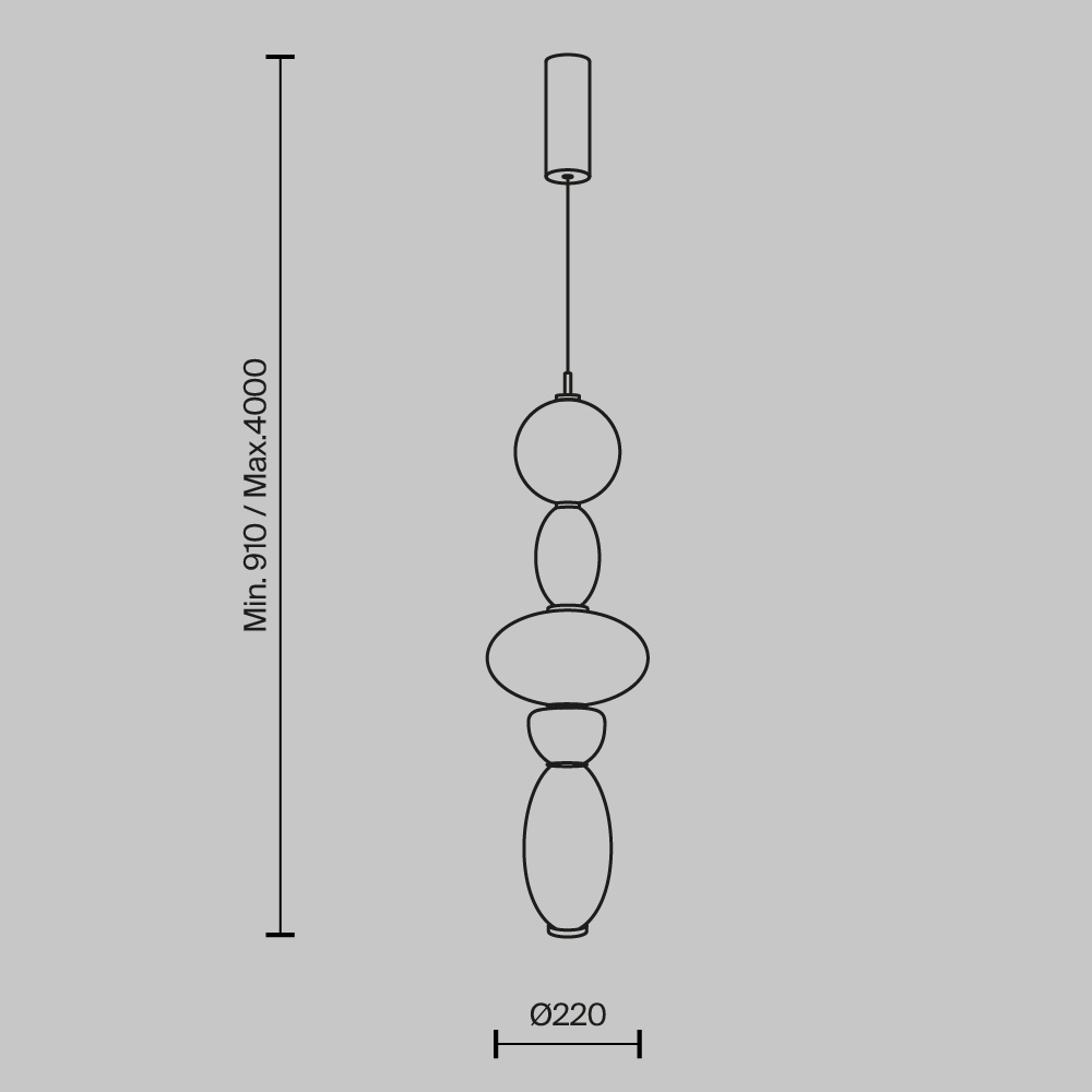 Подвесной светильник Adore LED 3000K 23Bт  в Липецке