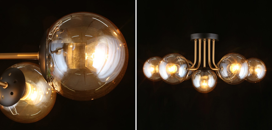 Потолочный светильник Smoky Sphere Потолочный светильник Smoky Sphere - Loft-Concept в Липецке