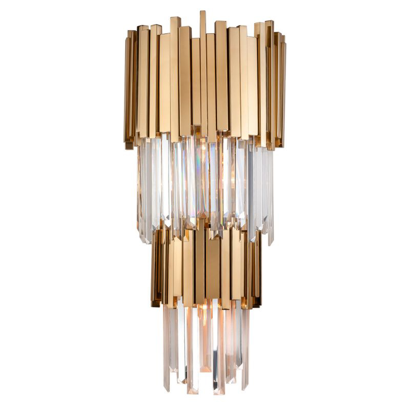 Бра Luxxu Modern Cascade Wall Lamp Gold 71 Золотой Прозрачное Стекло Бра Luxxu Modern Cascade Wall Lamp Gold 71 Золотой Прозрачное Стекло в Липецке | Loft Concept