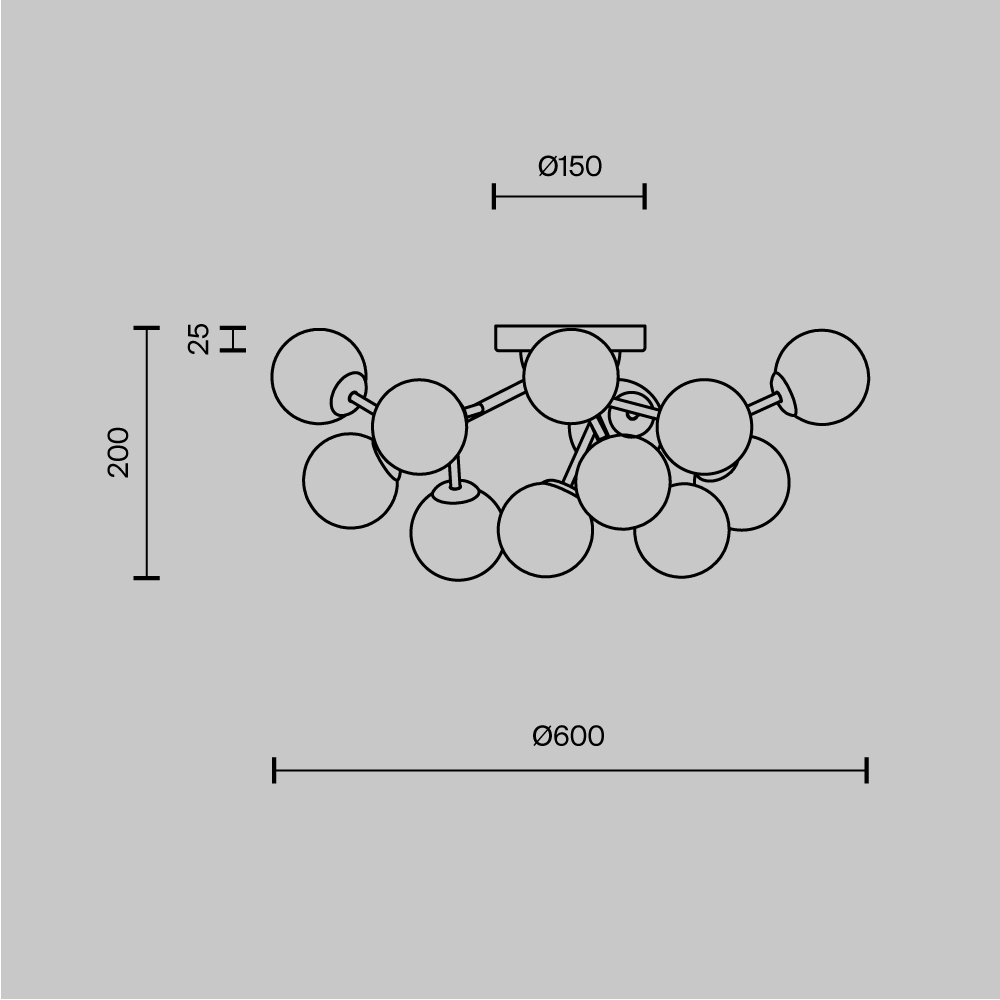 Потолочный светильник Dallas G9 в Липецке