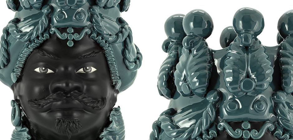 Ваза VASE MORO BIG MAN SIMPLY MAT dark turquoise Ваза VASE MORO BIG MAN SIMPLY MAT dark turquoise - Loft-Concept в Липецке