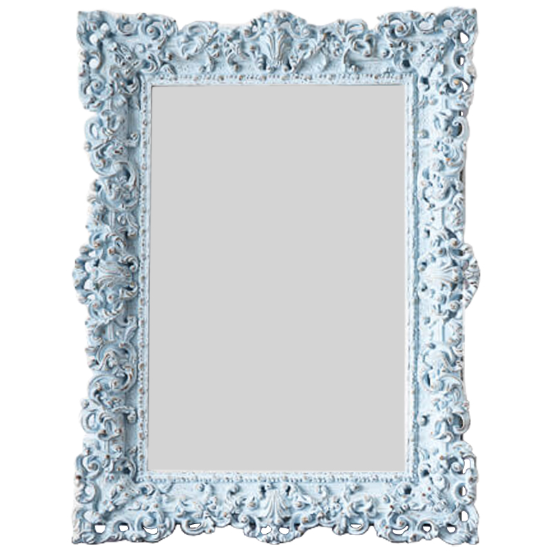 Зеркало Leeuw Mirror Pastel Blue Винтажный голубой Зеркало Leeuw Mirror Pastel Blue Винтажный голубой в Липецке | Loft Concept