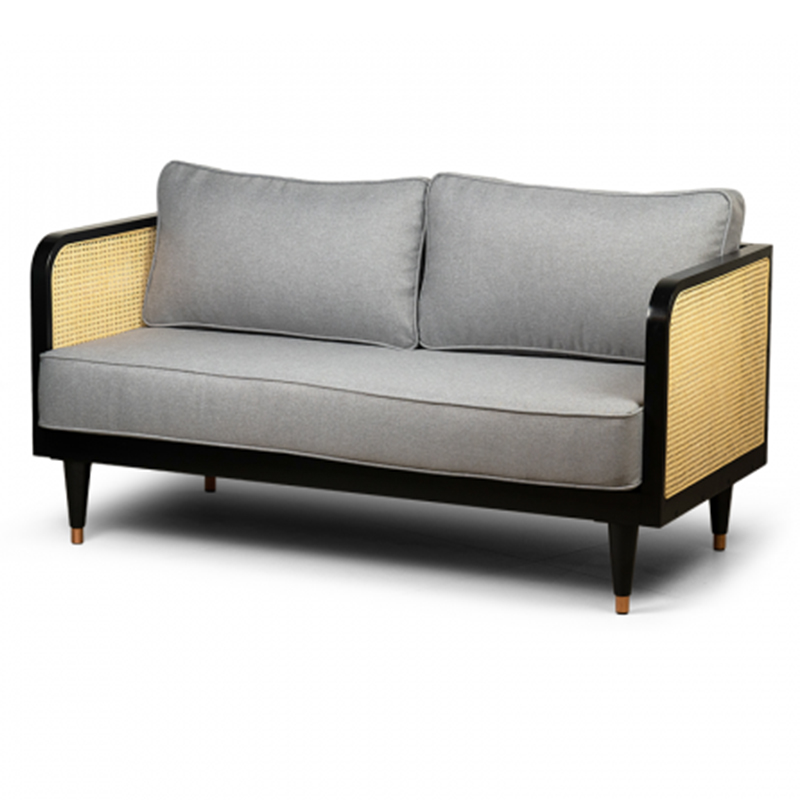 Диван Karely Sofa Серый Бежевый Черный Диван Karely Sofa Серый Бежевый Черный в Липецке | Loft Concept