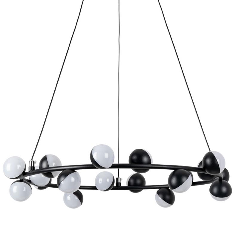 Люстра Vilelme Chandelier black 50 Черный Люстра Vilelme Chandelier black 50 Черный в Липецке | Loft Concept