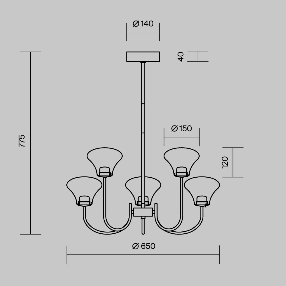 Люстра подвесная Dynasty 3000К в Липецке