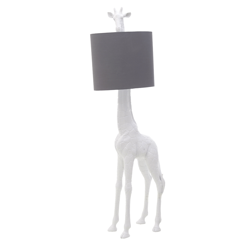 Торшер White Giraffe Floor lamp Белый Серый Торшер White Giraffe Floor lamp Белый Серый в Липецке | Loft Concept