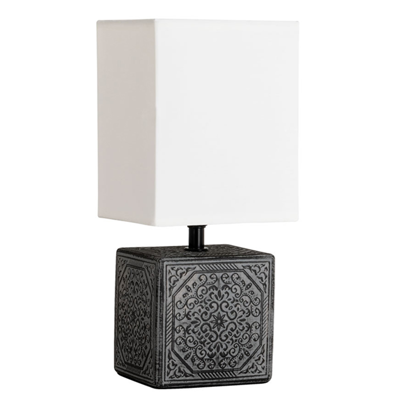 Настольная лампа Lazio Black Table Lamp Графит Настольная лампа Lazio Black Table Lamp Графит в Липецке | Loft Concept