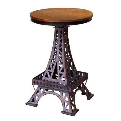 Барный стул Eiffel Tower Bar Stool Коричневый Черный Барный стул Eiffel Tower Bar Stool Коричневый Черный в Липецке | Loft Concept