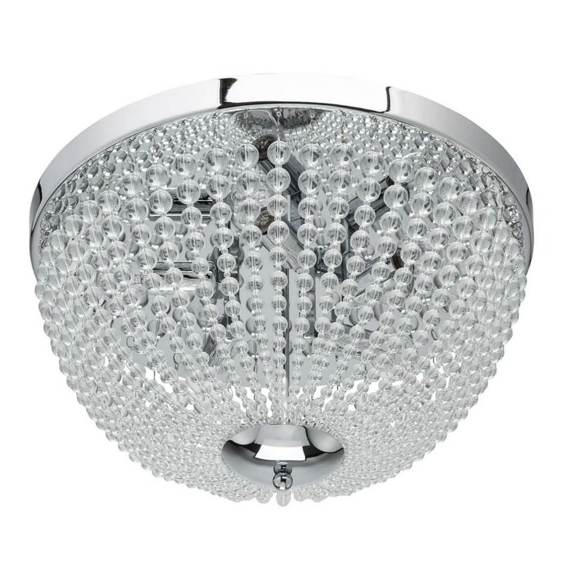 Потолочный светильник Virginia Clear Beads ceiling Chrome S Хром Прозрачное Стекло Потолочный светильник Virginia Clear Beads ceiling Chrome S Хром Прозрачное Стекло в Липецке | Loft Concept