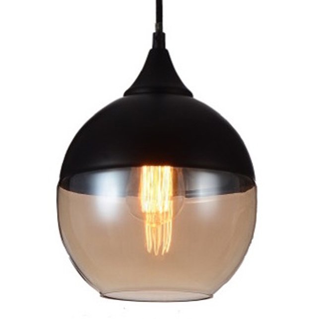 Подвесной светильник Smoke Glass Light Pendant Sphere Подвесной светильник Smoke Glass Light Pendant Sphere в Липецке | Loft Concept