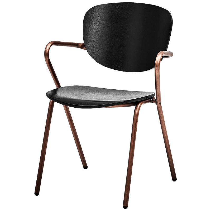 Стул Alpha Stool Черный Бронза Стул Alpha Stool Черный Бронза в Липецке | Loft Concept