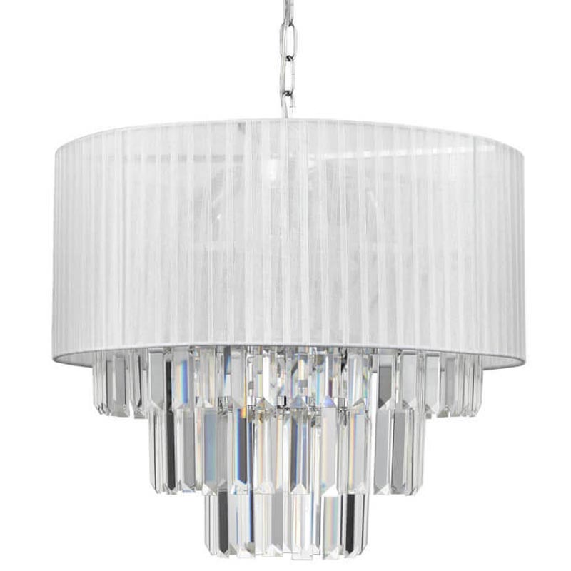 Люстра Laurella Chandelier Прозрачный (Transparent) Хром Люстра Laurella Chandelier Прозрачный (Transparent) Хром в Липецке | Loft Concept