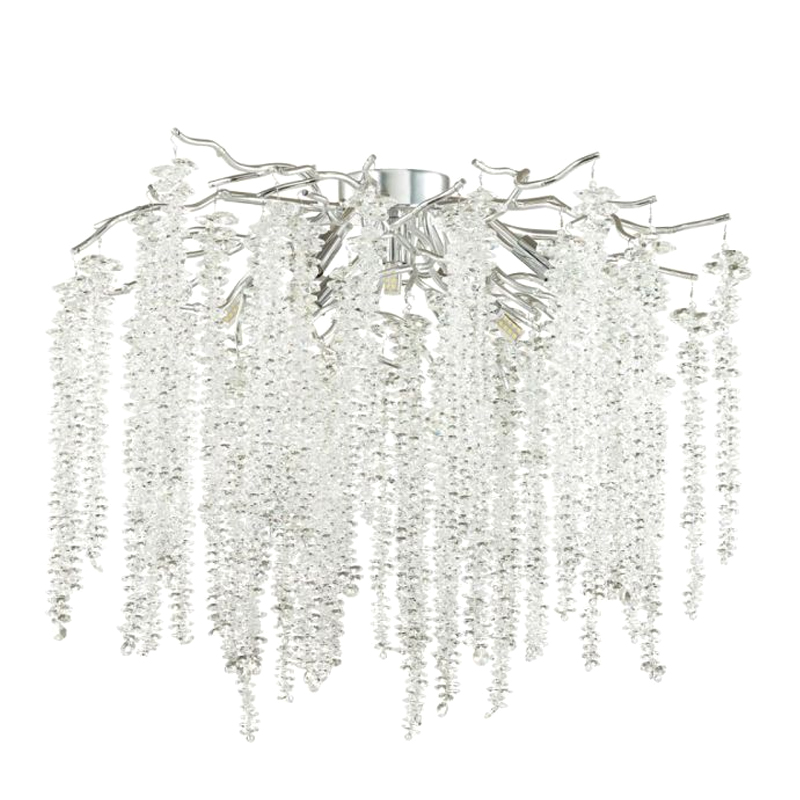 Люстра Хрустальная Fairy Tree Silver на 8 ламп Серебряный Люстра Хрустальная Fairy Tree Silver на 8 ламп Серебряный в Липецке | Loft Concept