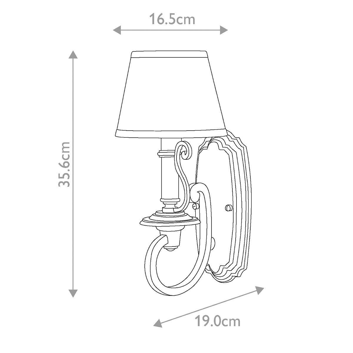 Бра бронзового цвета со светло-янтарным абажуром из органзы Hinkley в Липецке