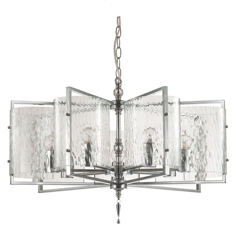 Люстра Karissa Chrome Chandelier 65 Хром Прозрачный (Transparent) Люстра Karissa Chrome Chandelier 65 Хром Прозрачный (Transparent) в Липецке | Loft Concept