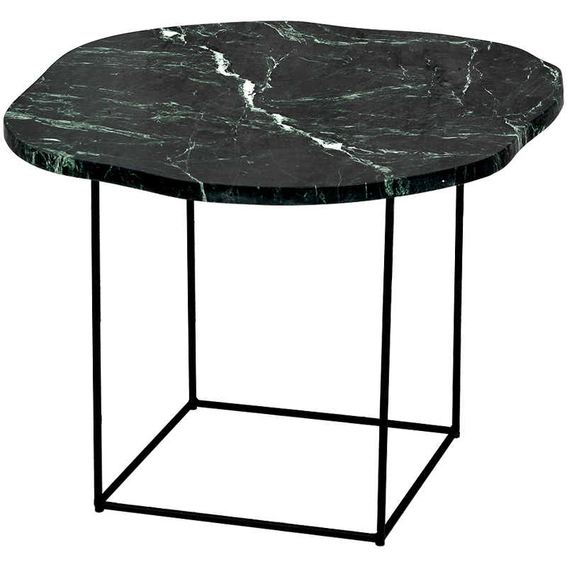 Кофейный стол с зелёной мраморной столешницей Gillespie Coffee Table Черный Зеленый Кофейный стол с зелёной мраморной столешницей Gillespie Coffee Table Черный Зеленый в Липецке | Loft Concept