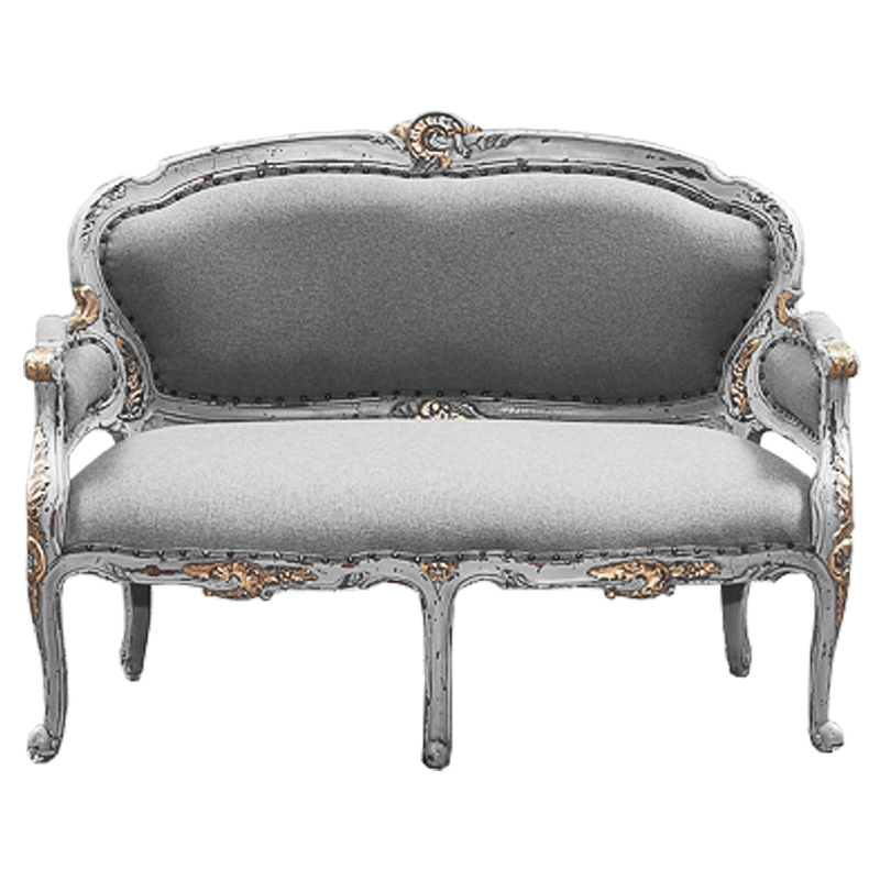 Диван Maria Antoinette Softness Серый Белый винтажная патина Диван Maria Antoinette Softness Серый Белый винтажная патина в Липецке | Loft Concept