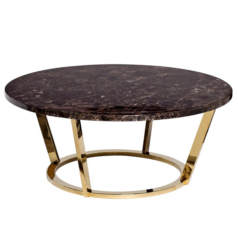 Кофейный стол Serker Coffee Table Золотой Кофейный стол Serker Coffee Table Золотой в Липецке | Loft Concept