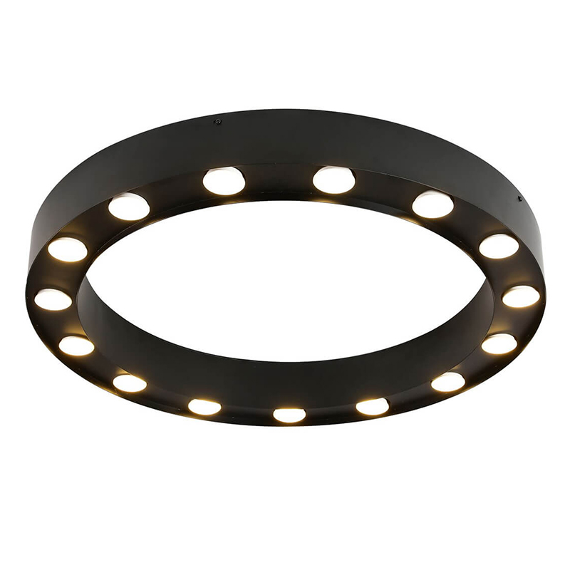Потолочный светильник Dugan Ceiling Lamp 70 Черный Потолочный светильник Dugan Ceiling Lamp 70 Черный в Липецке | Loft Concept