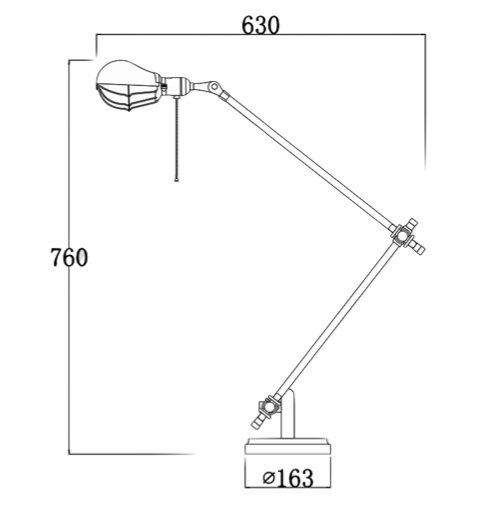 Настольный светильник Steampunk Extension Pole Table 2 Настольный светильник Steampunk Extension Pole Table 2 в Липецке