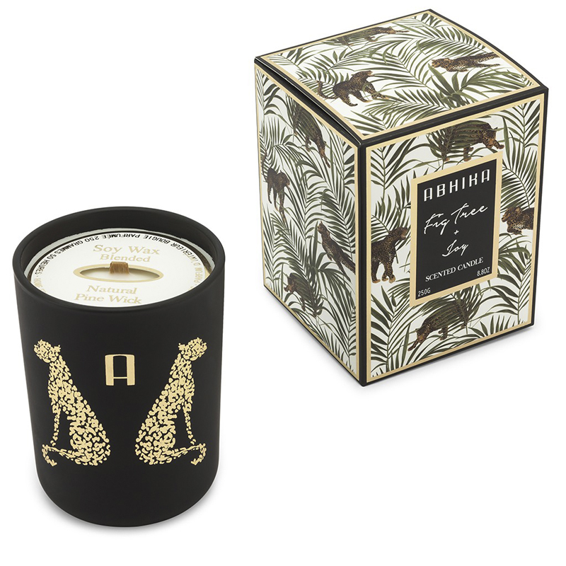 Свеча ароматизированная в стакане CANDLE ABHIKA DOUBLE LEO Черный Свеча ароматизированная в стакане CANDLE ABHIKA DOUBLE LEO Черный в Липецке | Loft Concept