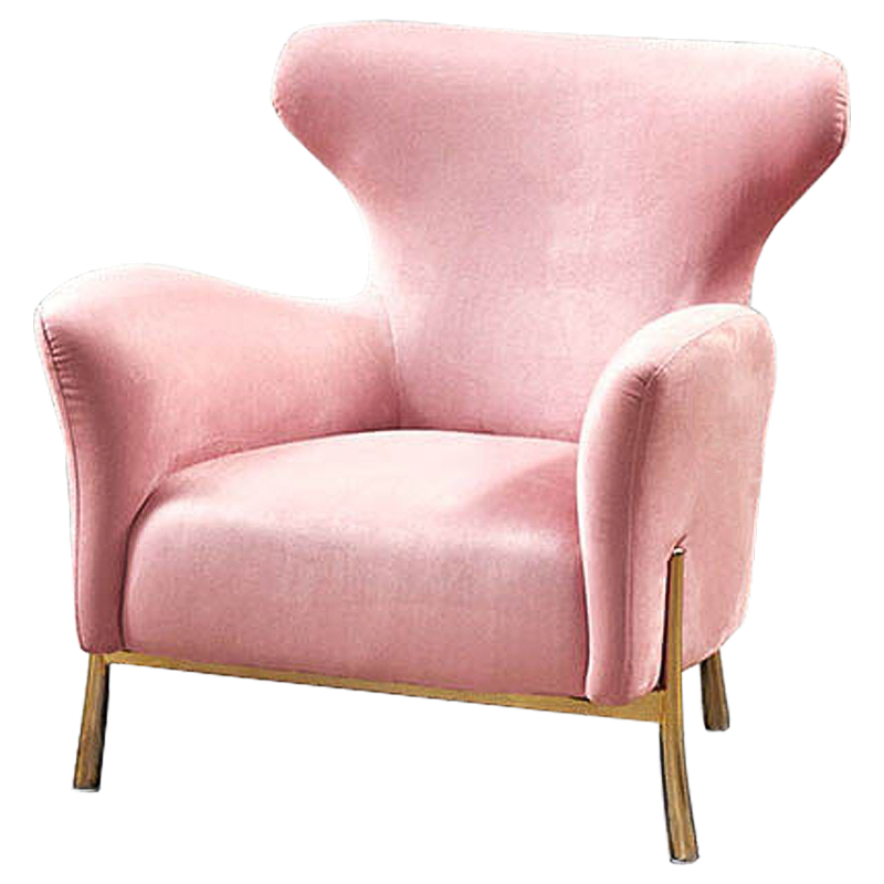 Кресло Blount Chair Золотой Розовый Кресло Blount Chair Золотой Розовый в Липецке | Loft Concept