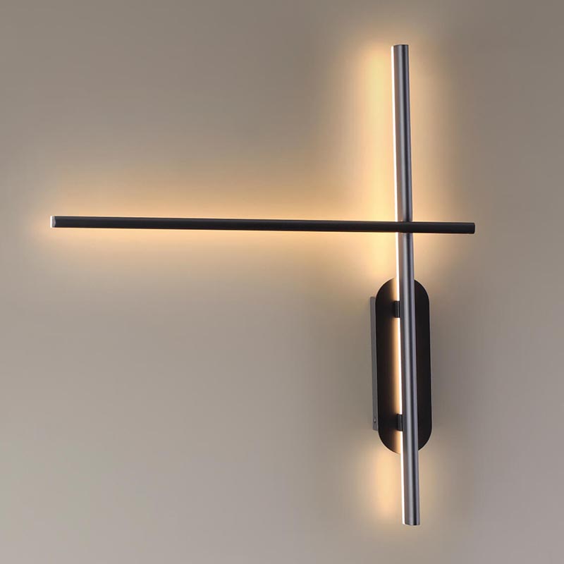 Бра Rolf Two Black Lines Черный Бра Rolf Two Black Lines Черный в Липецке | Loft Concept