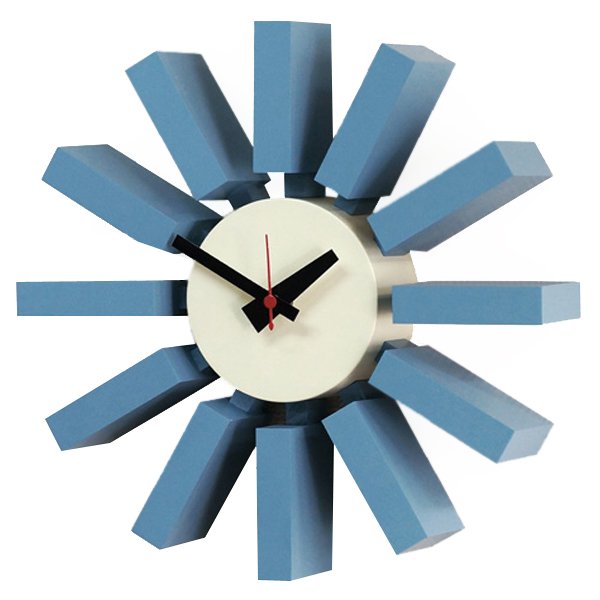Часы George Nelson Block Clock Blue Голубой Часы George Nelson Block Clock Blue Голубой в Липецке | Loft Concept