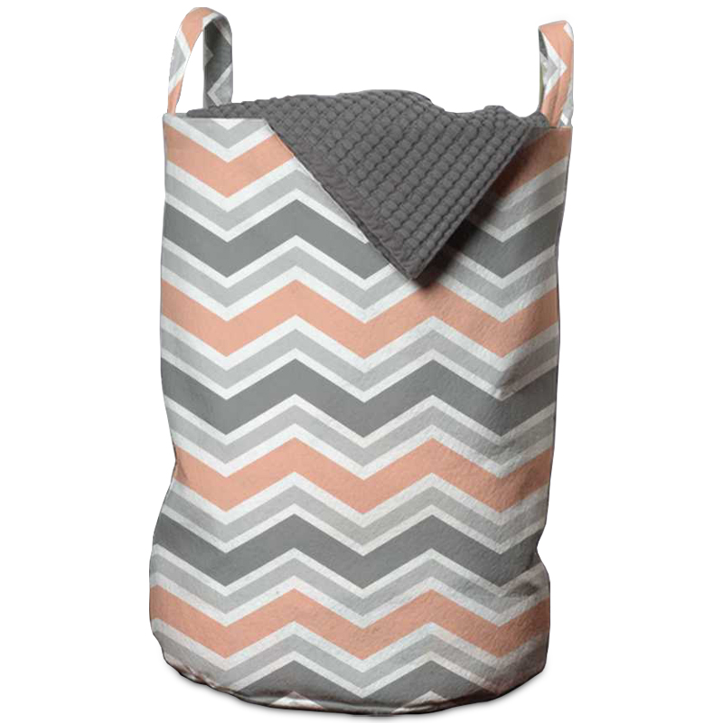 Корзина Gray Chevron Basket Мульти Корзина Gray Chevron Basket Мульти в Липецке | Loft Concept