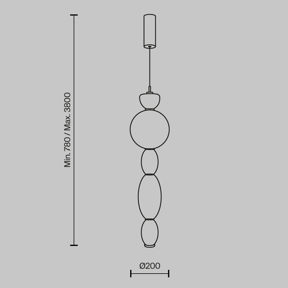 Подвесной светильник Adore LED 3000K 17Bт в Липецке