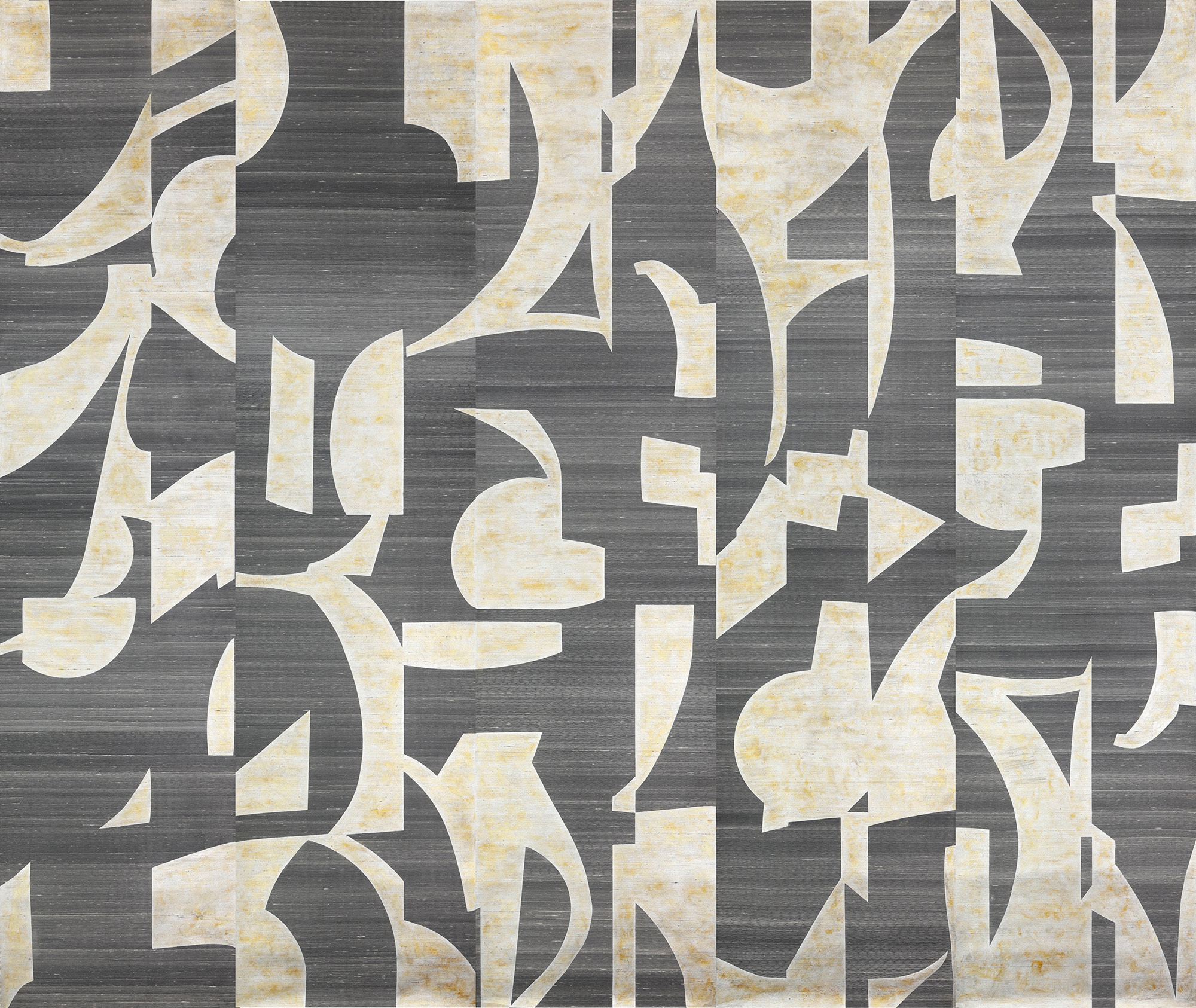 Обои ручная роспись в стиле Арт-деко Symphony Original colourway on Arkose silk dupion Обои ручная роспись в стиле Арт-деко Symphony Original colourway on Arkose silk dupion - постер Loft-Concept в Липецке