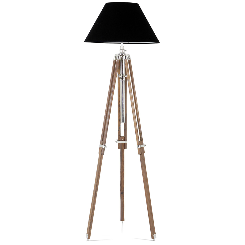 Торшер EICHHOLTZ 103271 TELESCOPE Коричневый Черный Торшер EICHHOLTZ 103271 TELESCOPE Коричневый Черный в Липецке | Loft Concept