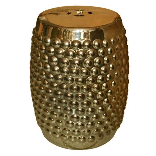 Золотой китайский табурет ceramic garden stool Gold Золотой Золотой китайский табурет ceramic garden stool Gold Золотой в Липецке | Loft Concept