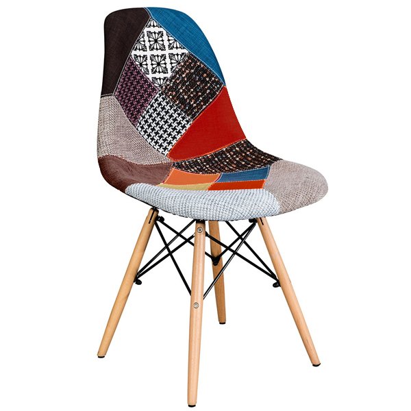 Стул DSW Patchwork Мульти Древесина Стул DSW Patchwork Мульти Древесина в Липецке | Loft Concept